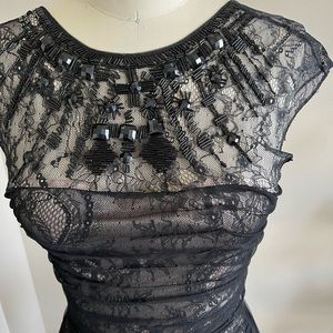 Size Small Bebe black fitted dress